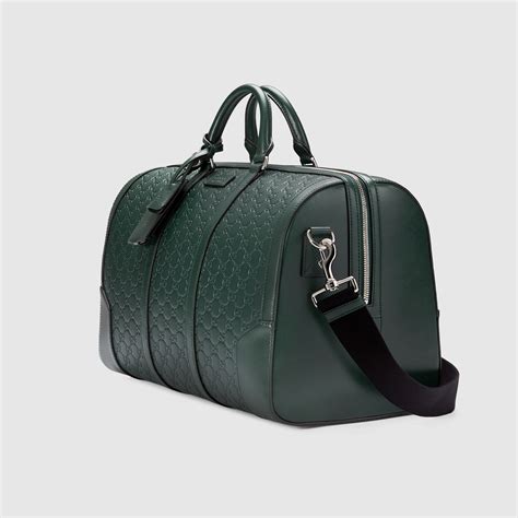 men's signature leather gucci duffle|gucci duffle carry on bag.